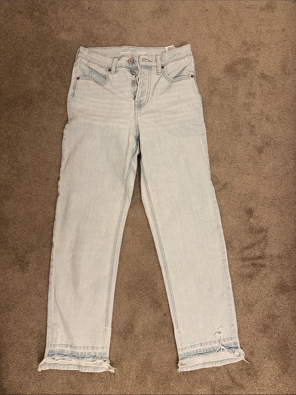 Old Navy Light Wash Cropped Ankle Jeans